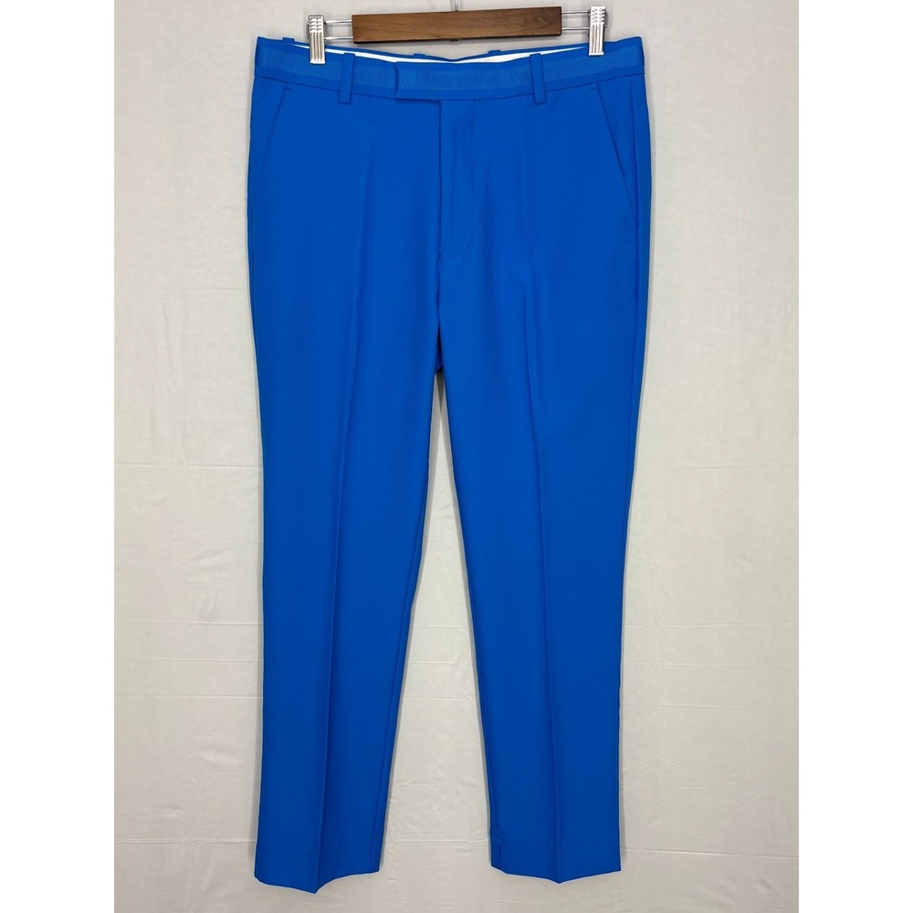 G/Fore Golf Pants Mens Blue Straight Leg Flat Front Performance‎ Outdoor 32/30